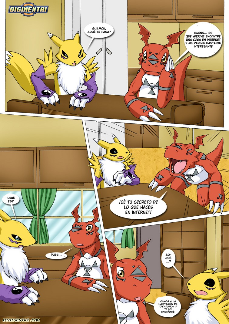 digimon con renamon haciendo sexo con guilmon comic porno